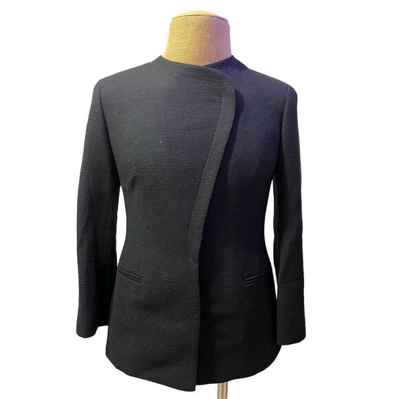 Armani Le Collezioni Women's Blazer Thick Lapel‎ Sparkle All Over Italy Size 6 - Picture 4 of 10